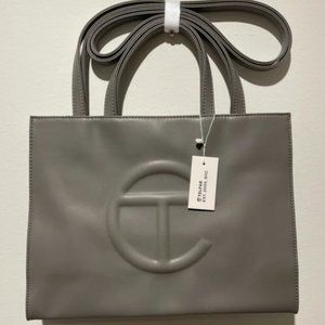 Telfar Medium Grey Shopping Bag